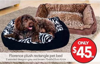 Cheap as Chips Florence Plush Rectangle Pet Bed offer