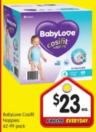 Babylove Cosifit Napies 62-99 pack