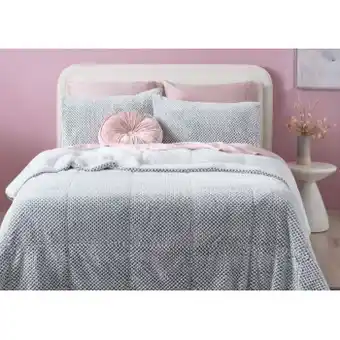 Spotlight Koo janice faux fur comforter set offer