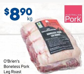 Foodland O'Brien's Boneless Pork Leg Roast offer