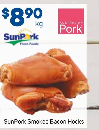 Foodland SunPork Smoked Bacon Hocks offer