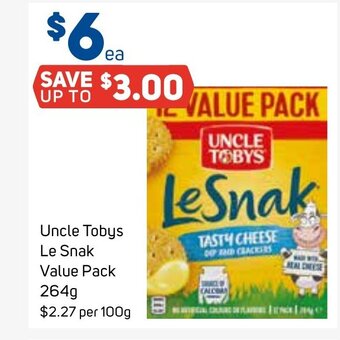 Uncle Tobys Le Snak Value Pack