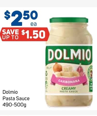Foodland Dolmio Pasta Sauce 490-500g offer