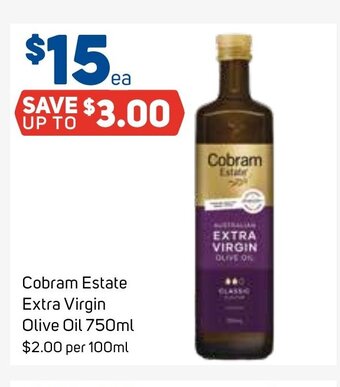 Foodland Cobram Estate Extra Virgin Olive Oil 750ml offer