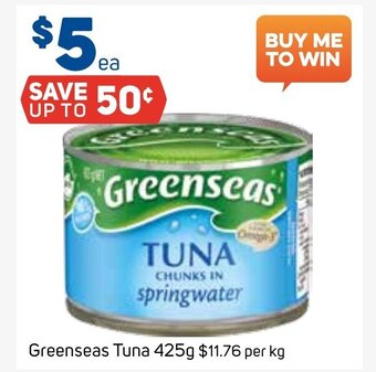Foodland Greenseas Tuna 425g offer