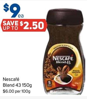 Foodland Nescafé Blend 43 150g offer