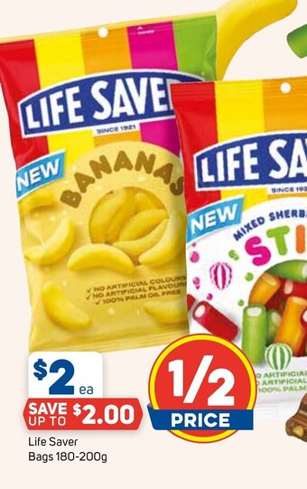Foodland Life Saver Bags 180-200g offer
