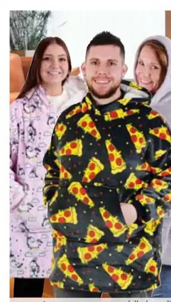 Cheap as Chips Premium Super Warm Cuddle Hoodie Unicorn or Pizza offer
