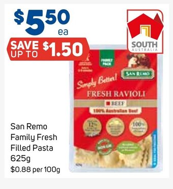 Foodland San Remo Family Fresh Filled Pasta offer