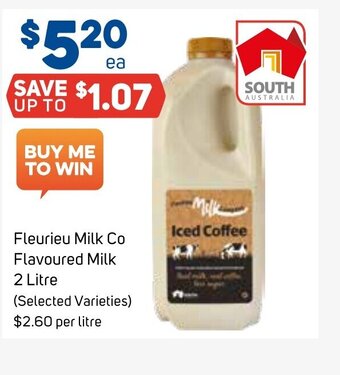 Foodland Fleurieu Milk Co Flavoured Milk 2 Litre offer