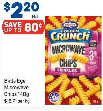Foodland Birds Eye Microwave Chips 140g offer