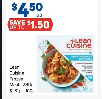 Foodland Lean Cuisine Frozen Meals 280g offer