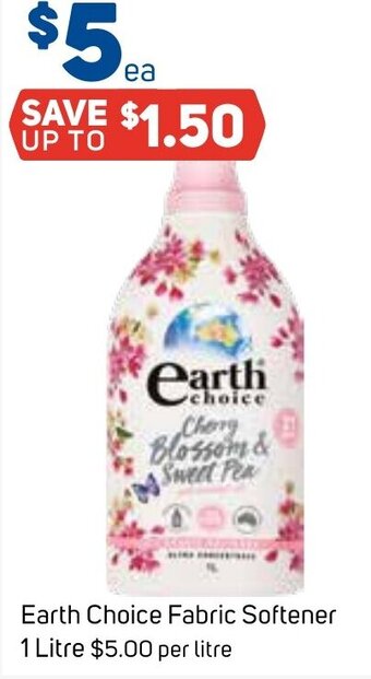 Foodland Earth Choice Fabric Softener 1 Litre offer