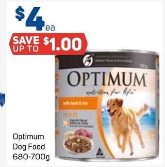 Foodland Optimum Dog Food 680-700g offer