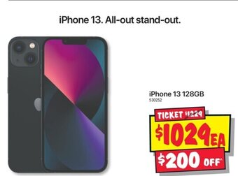 JB Hi-Fi iPhone 13 128GB offer