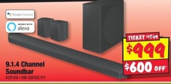 JB Hi-Fi 9.1.4 Channel Soundbar offer
