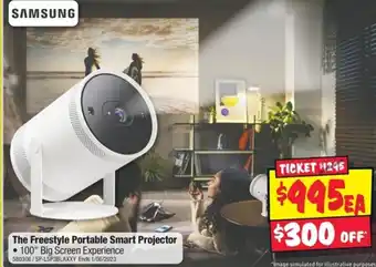 JB Hi-Fi The Freestyle Portable Smart Projector offer