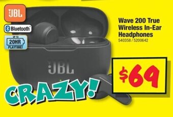 JB Hi-Fi Wave 200 True Wireless In-Ear Headphones offer