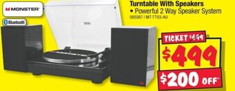JB Hi-Fi Turntable With Speakers offer