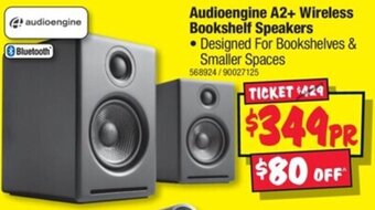 JB Hi-Fi Audioengine A2+ Wireless Bookshelf Speakers offer