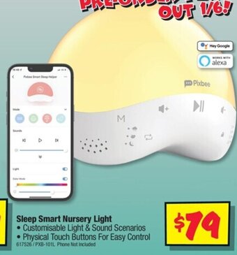 JB Hi-Fi Sleep Smart Nursery Light offer