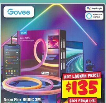 JB Hi-Fi Neon Flex RGBIC 3M offer