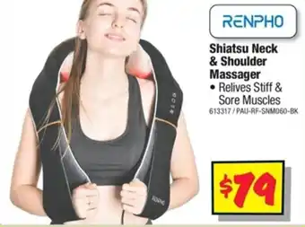 JB Hi-Fi RENPHO Shiatsu Neck & Shoulder Massager offer