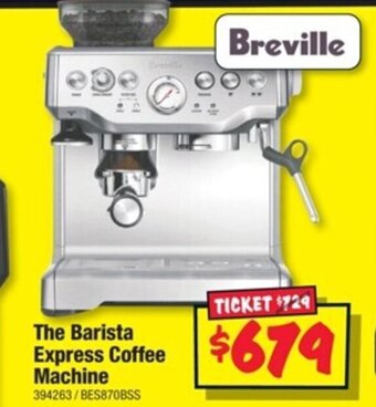 JB Hi-Fi Breville The Barista Express Coffee Machine offer
