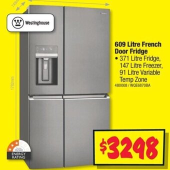 JB Hi-Fi 609 Litre French Door Fridge offer
