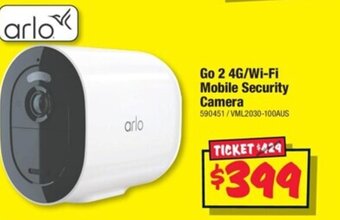 JB Hi-Fi arlo Go 2 4G/Wi-Fi Mobile Security Camera offer