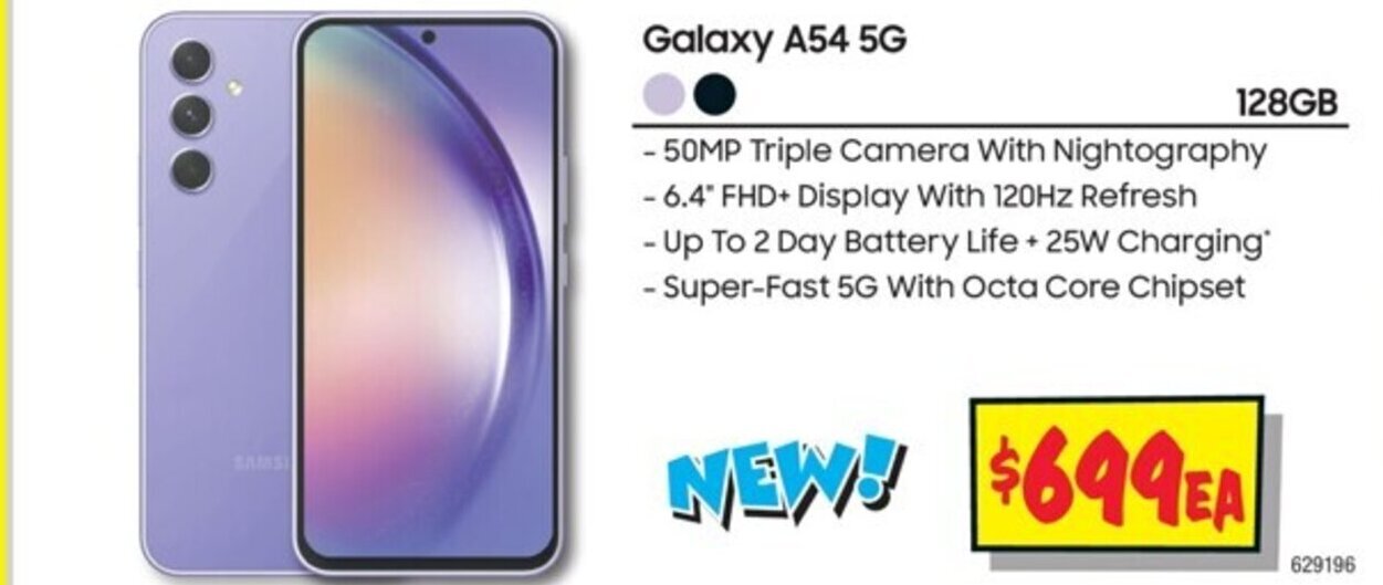 Samsung Galaxy A54 5G offer at JB HiFi