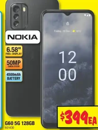 JB Hi-Fi NOKIA G60 5G 128GB offer
