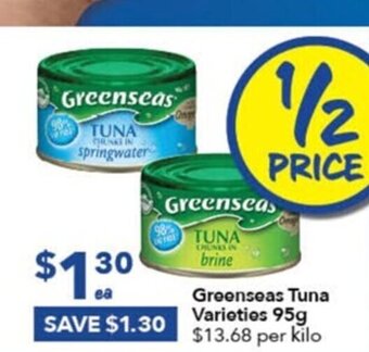 Ritchies Greenseas Tuna offer