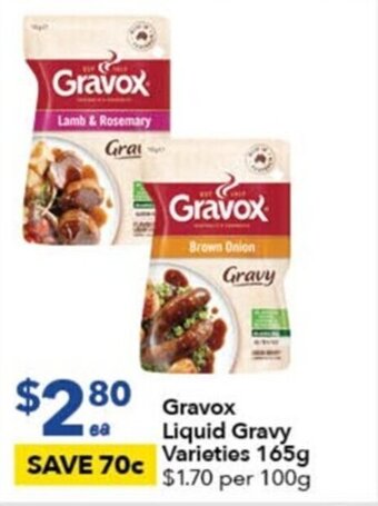 Ritchies Gravox Liquid Gravy Varieties 165g offer