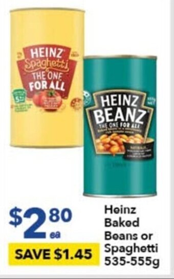 Ritchies Heinz Baked Beans or Spaghetti offer