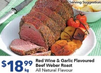 Ritchies Red Wine & Garlic Flavoured Beef Weber Roast offer