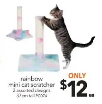 Cheap as Chips Rainbow Mini Cat Scatcher offer