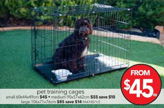 Cheap as Chips Pet Training Cages offer