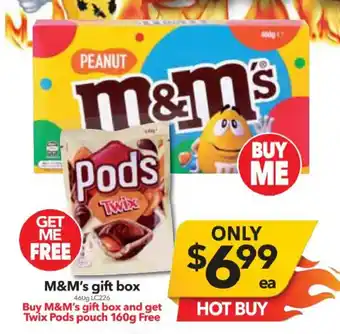 Cheap as Chips M&M's Gift Box 460g - LC226 offer