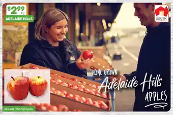 Foodland Adelaide Hills Fuji Apples per kg offer