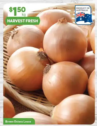 Foodland Brown Onions Loose per kg offer