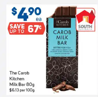 Foodland The Carob Kitchen Milk Bar 80g offer
