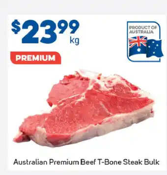 Foodland Australian Premium Beef T-Bone Steak Bulk per kg offer
