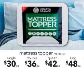 Cheap as Chips Mattress Topper - Single offer