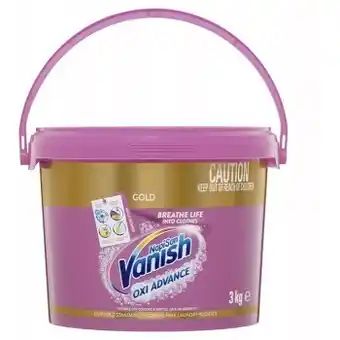 BIG W Vanish napisan gold multi power stain remover & laundry booster powder 3kg offer