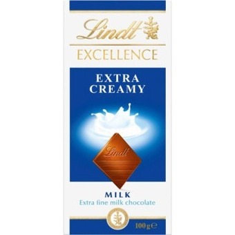 BIG W Lindt excellence extra creamy milk chocolate 100g offer