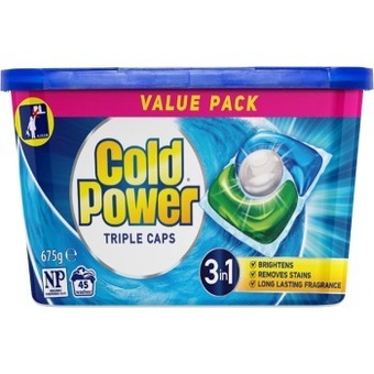 BIG W Cold power laundry triple capsules 3-in-1 value pack 45 pack offer