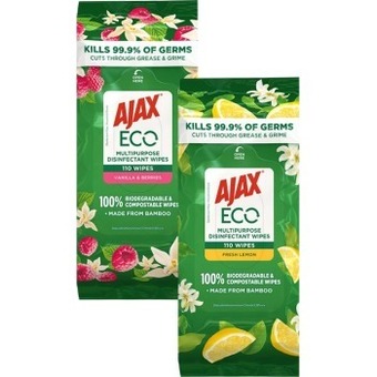 BIG W Ajax 110-pack eco multipurpose cleaning wipes* offer