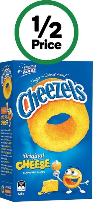 Woolworths Cheezels cheese box 125g offer