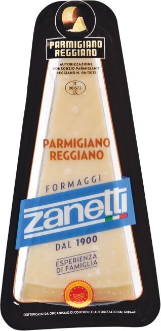 Zanetti parmigiano reggiano 200g – from the deli